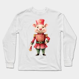 Pig Christmas Nutcracker Long Sleeve T-Shirt